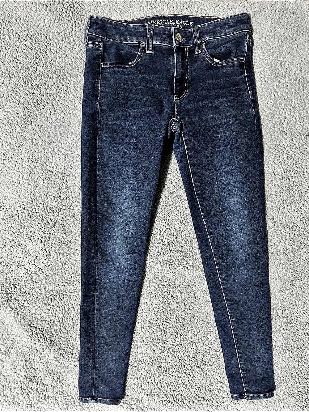 American Eagle Women's Jegging 360 Super Soft X4 Stretch Jeans Size 4 Short